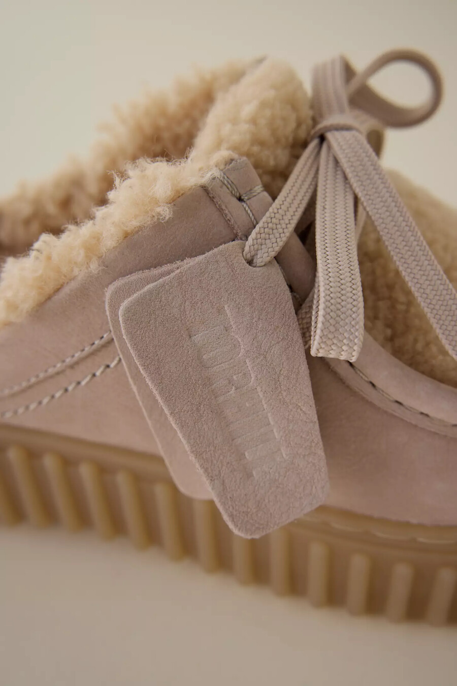 mules torhill in shearling clarks