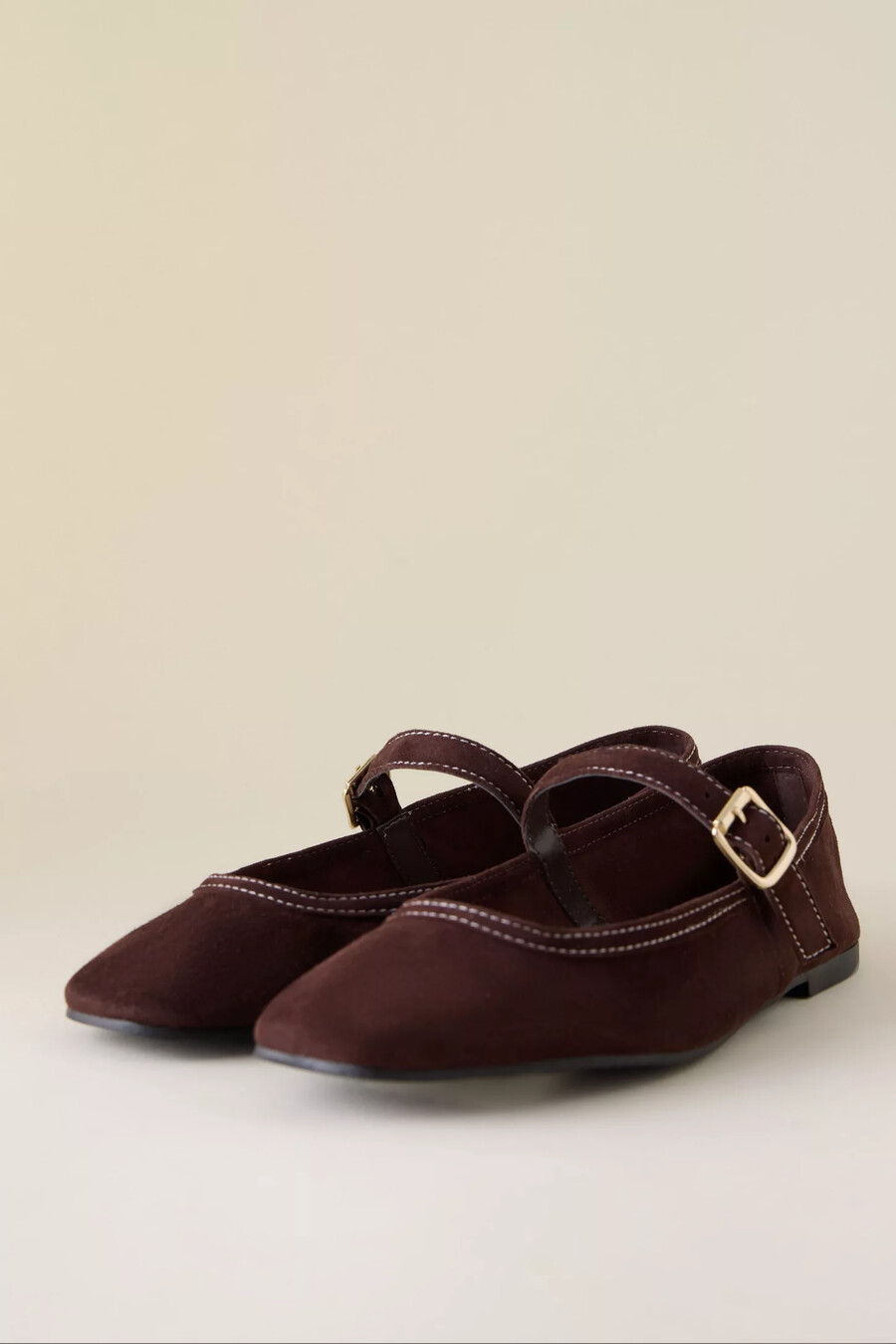 ballerine in pelle scamosciata