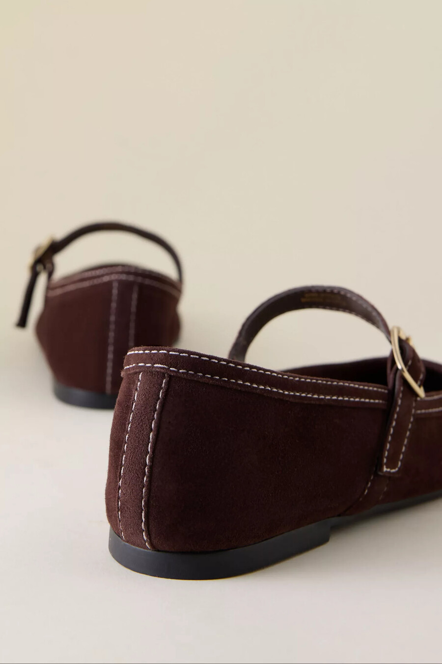 ballerine in pelle scamosciata