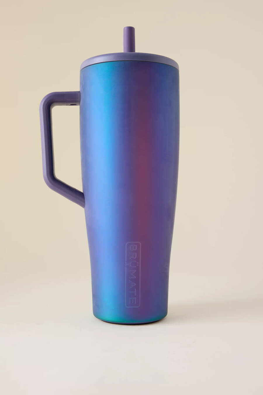 bicchiere brumate era con cannuccia e manico 40 oz