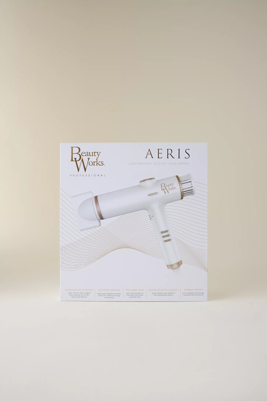 asciugacapelli digitale beauty works aeris