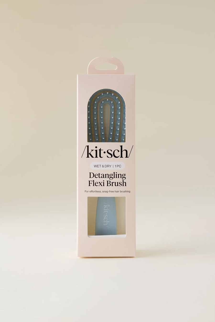 spazzola flessibile districante kitsch - capelli bagnati e asciutti