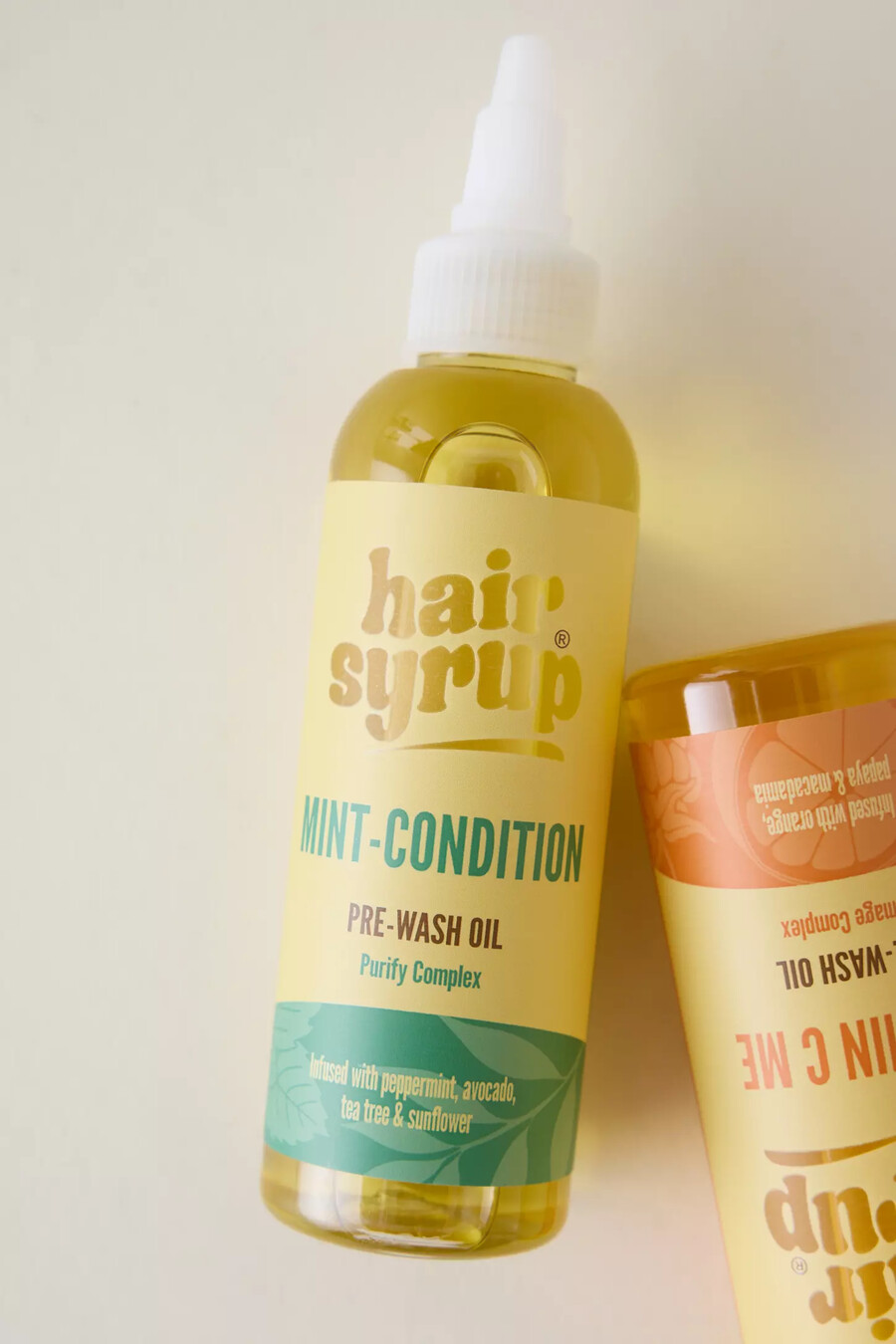 sciroppo per capelli balsamo alla menta olio pre-lavaggio per capelli