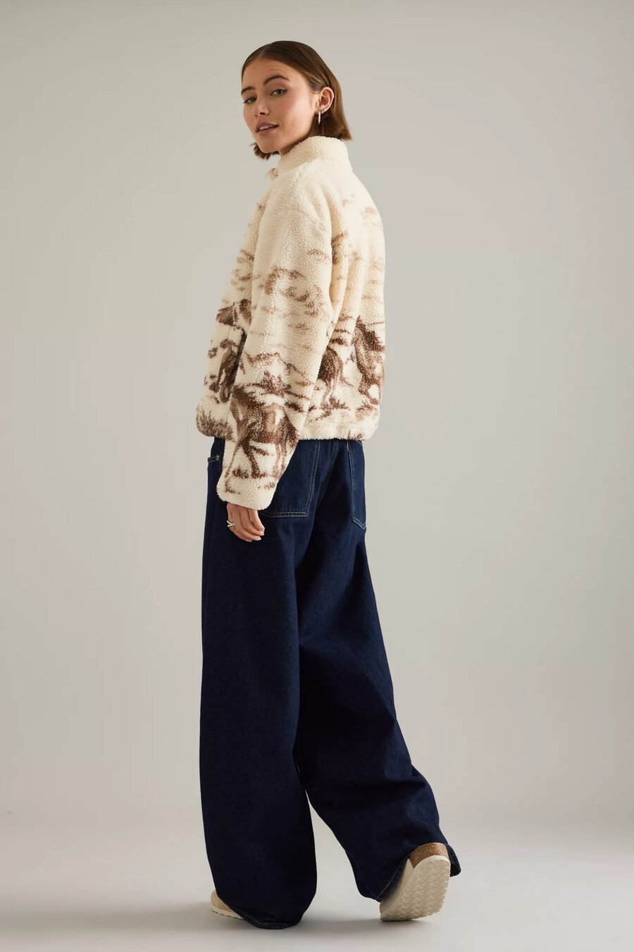 felpa levis kasey sherpa pullover