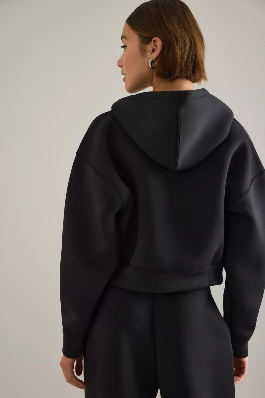 felpa con cappuccio e zip tala spacer