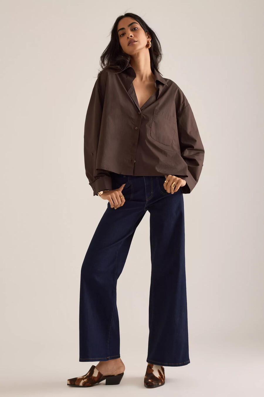 frame le slim palazzo jeans