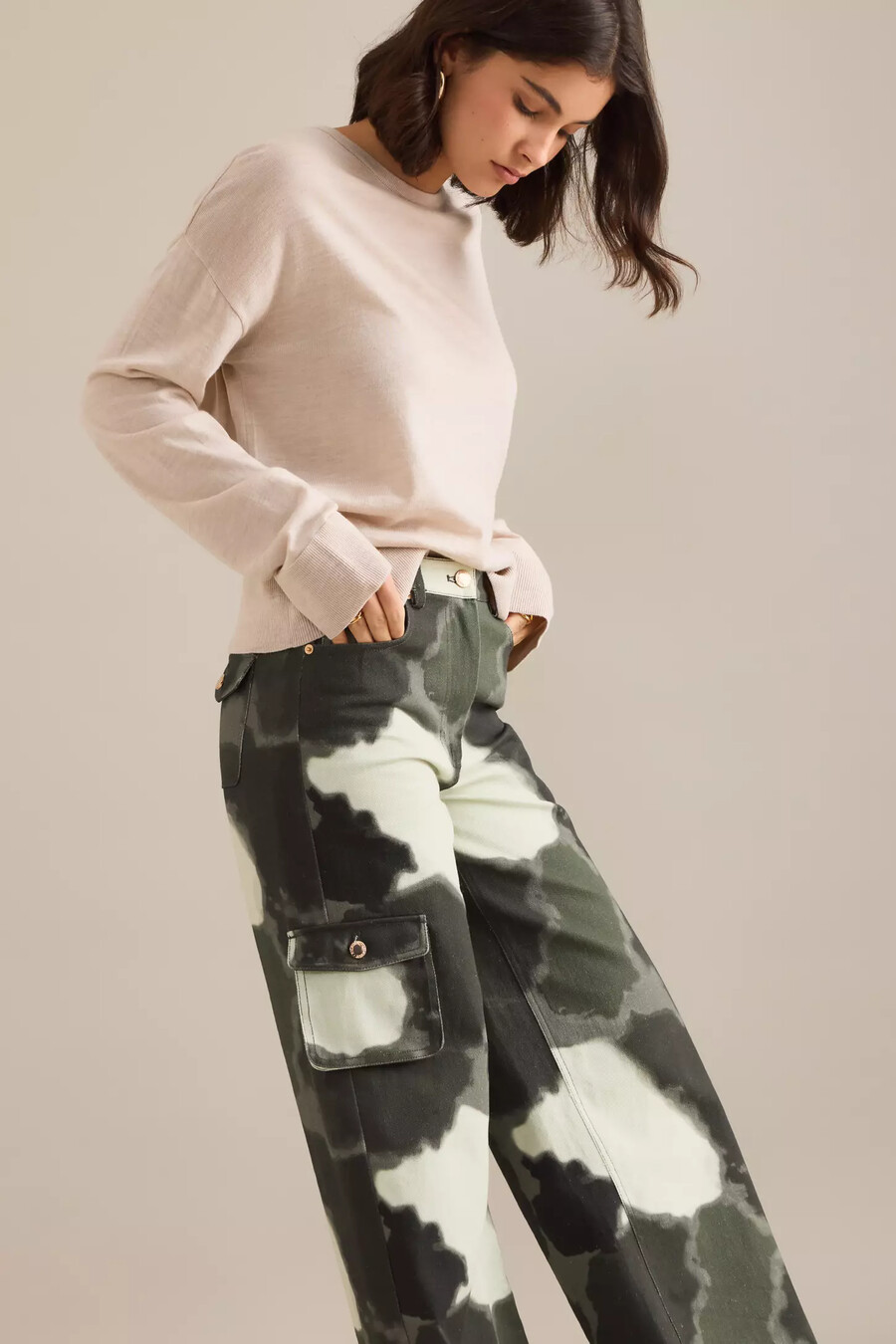 jeans cargo helmstedt enya tie-dye