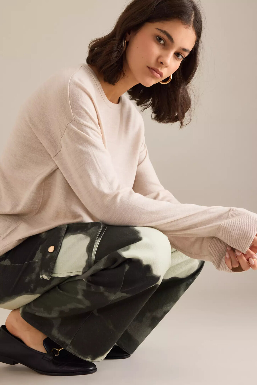 jeans cargo helmstedt enya tie-dye