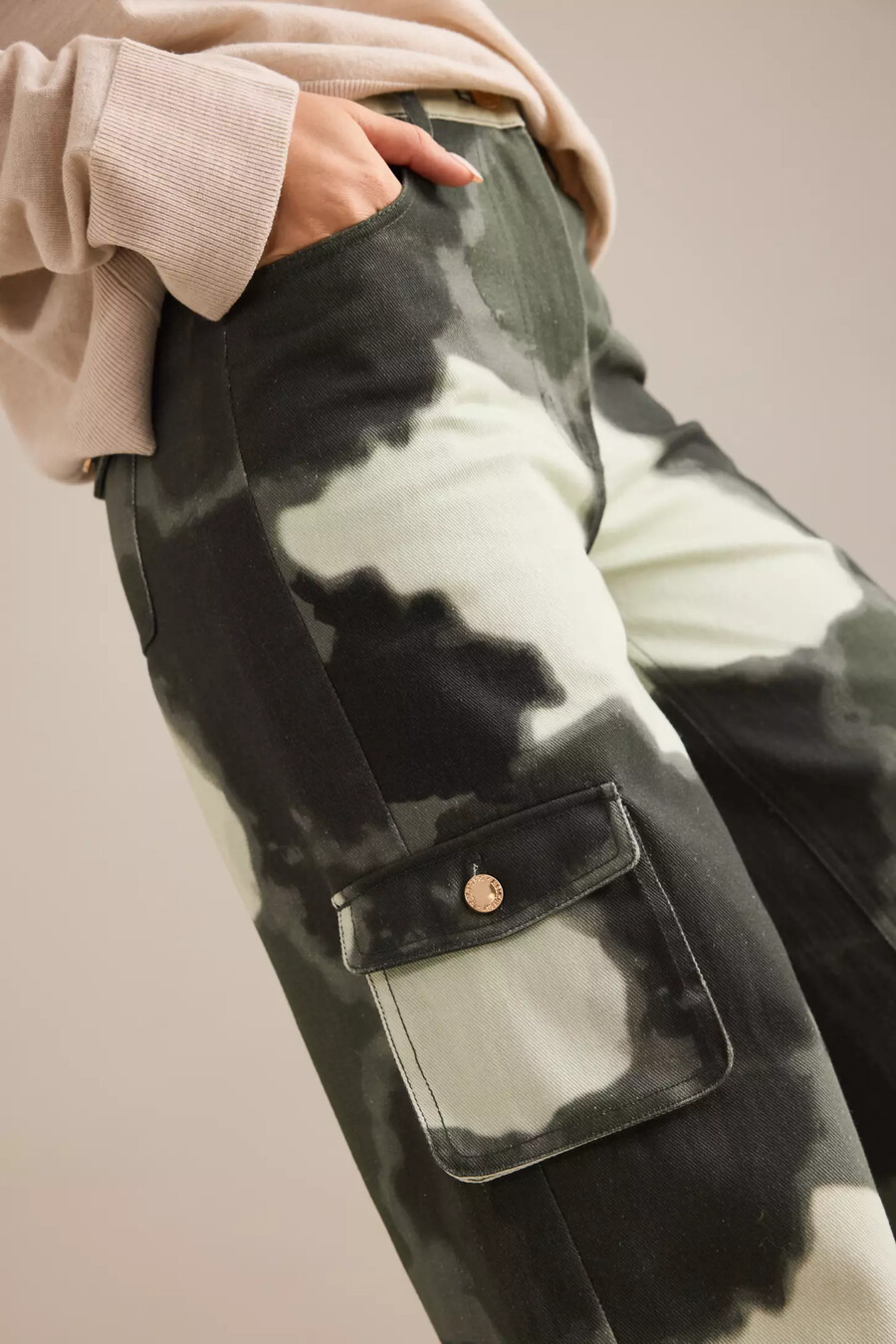jeans cargo helmstedt enya tie-dye