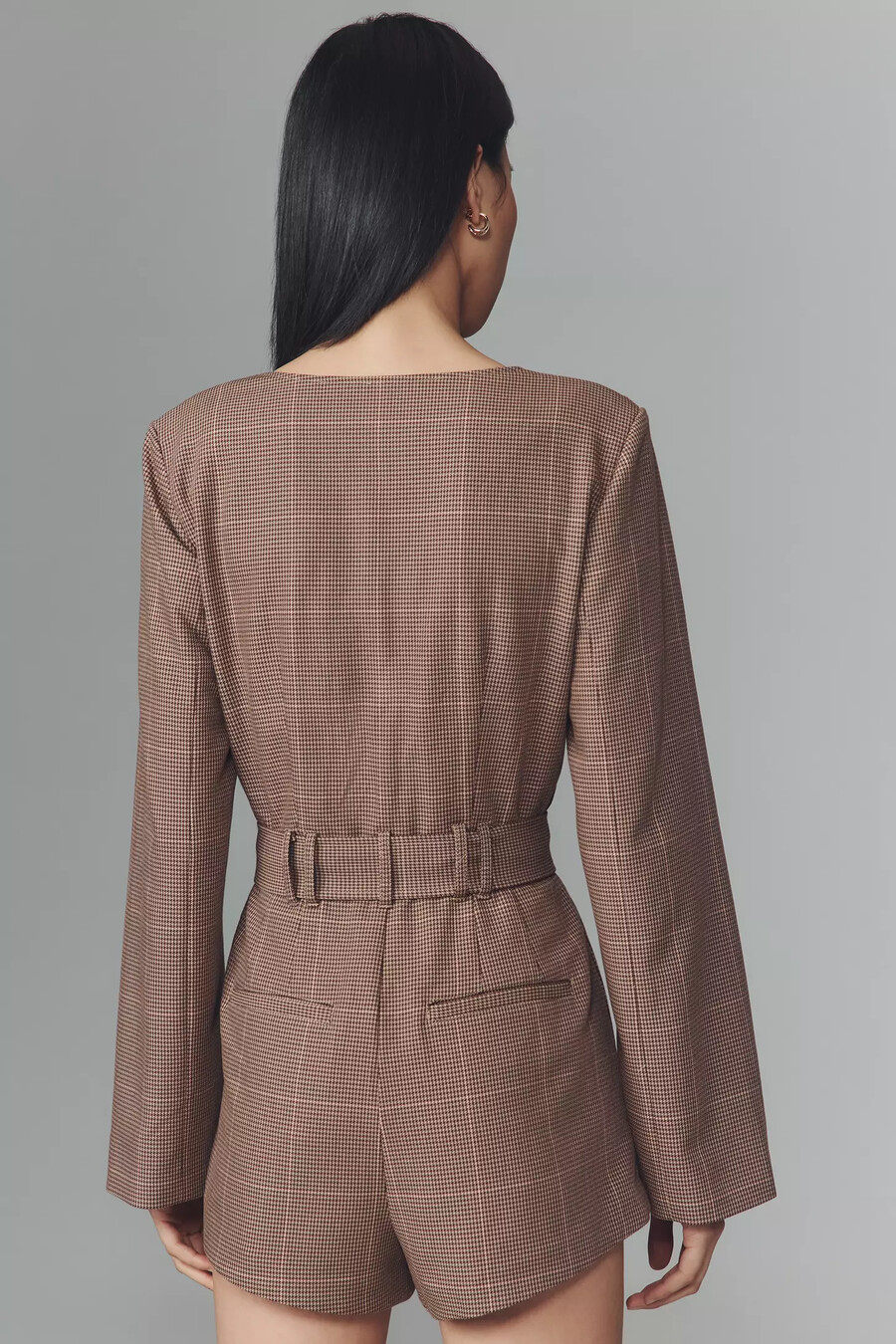 tuta blazer a maniche lunghe di anthropologie