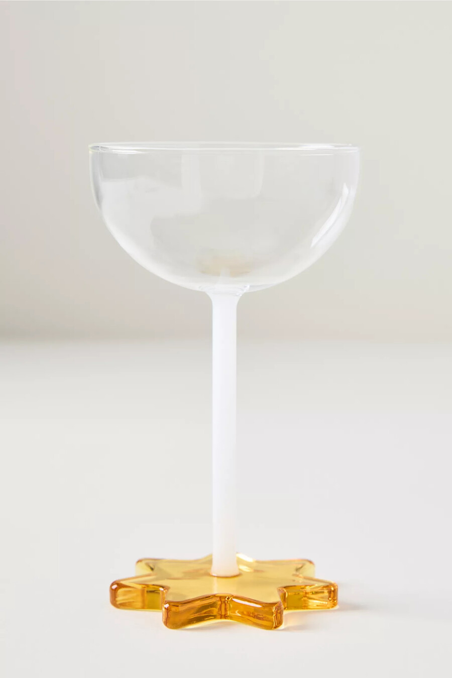 icon footed coupe glass