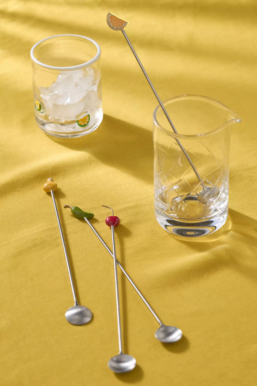 cucchiai da cocktail per guarnire set da 4