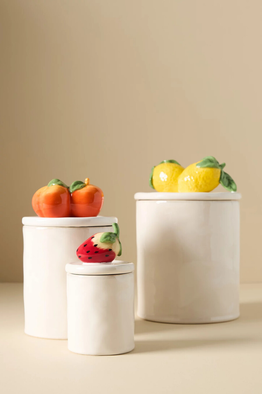 contenitore grande in gres per frutta e limone