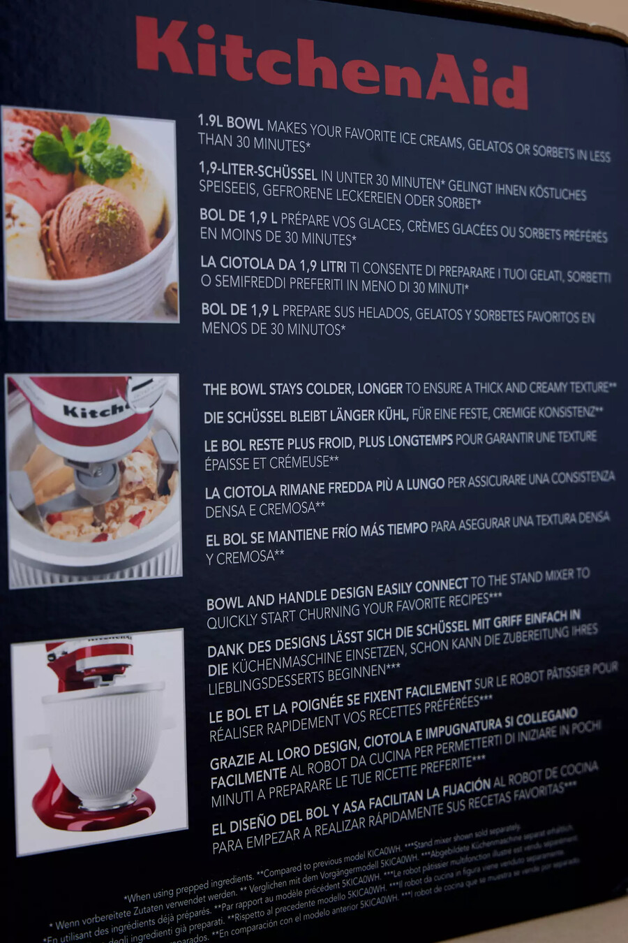 accessorio per gelatiera kitchenaid