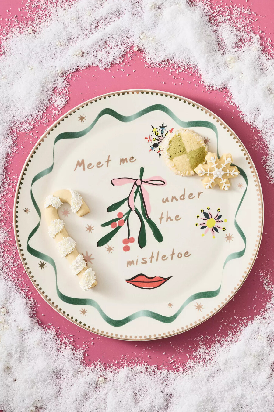 piatto in gres caroline mistletoe