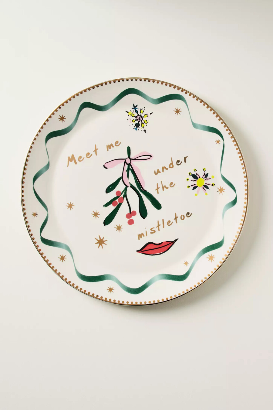 piatto in gres caroline mistletoe