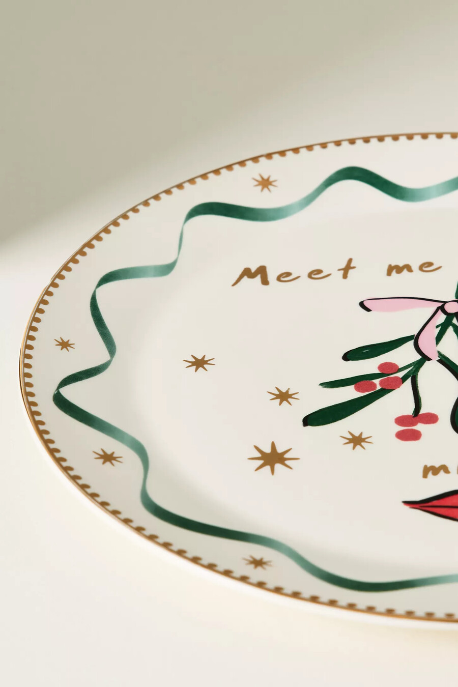piatto in gres caroline mistletoe