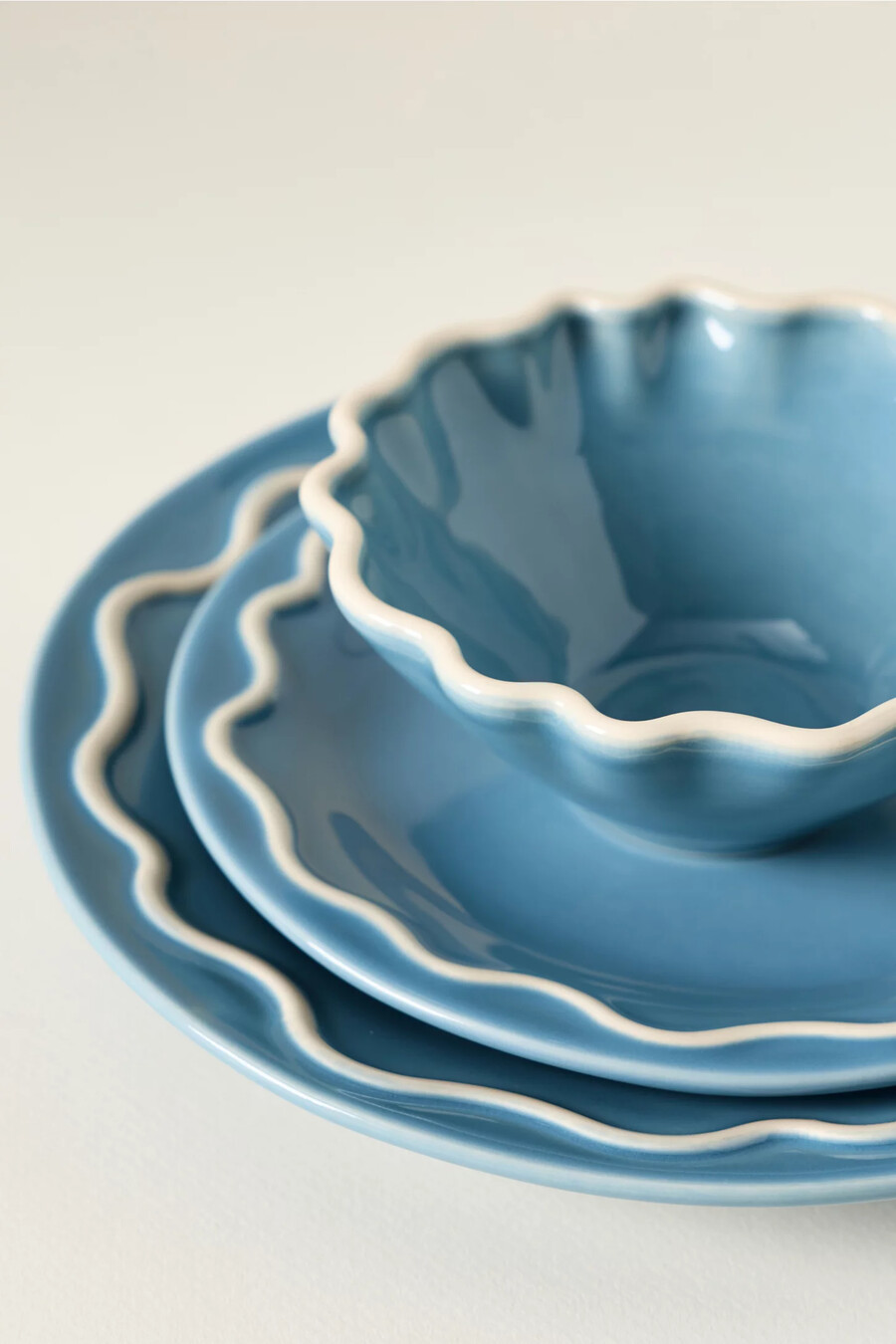 piatti da dessert in gres portoghese lucie set da 4