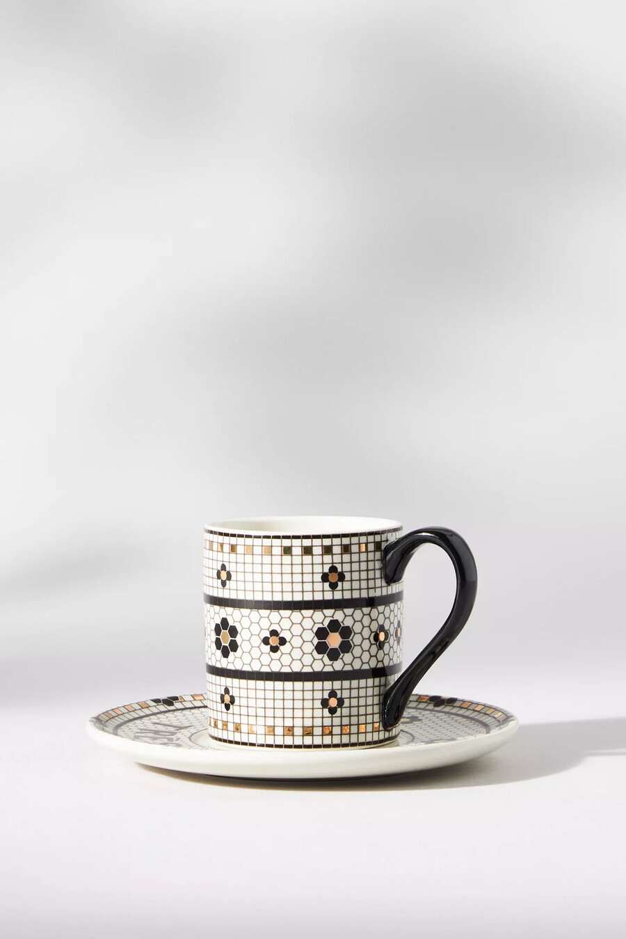 tazza da caffè espresso e piattino bistro tile