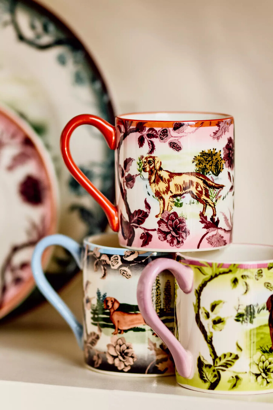 tazza da caffè espresso e piattino in gres portobello
