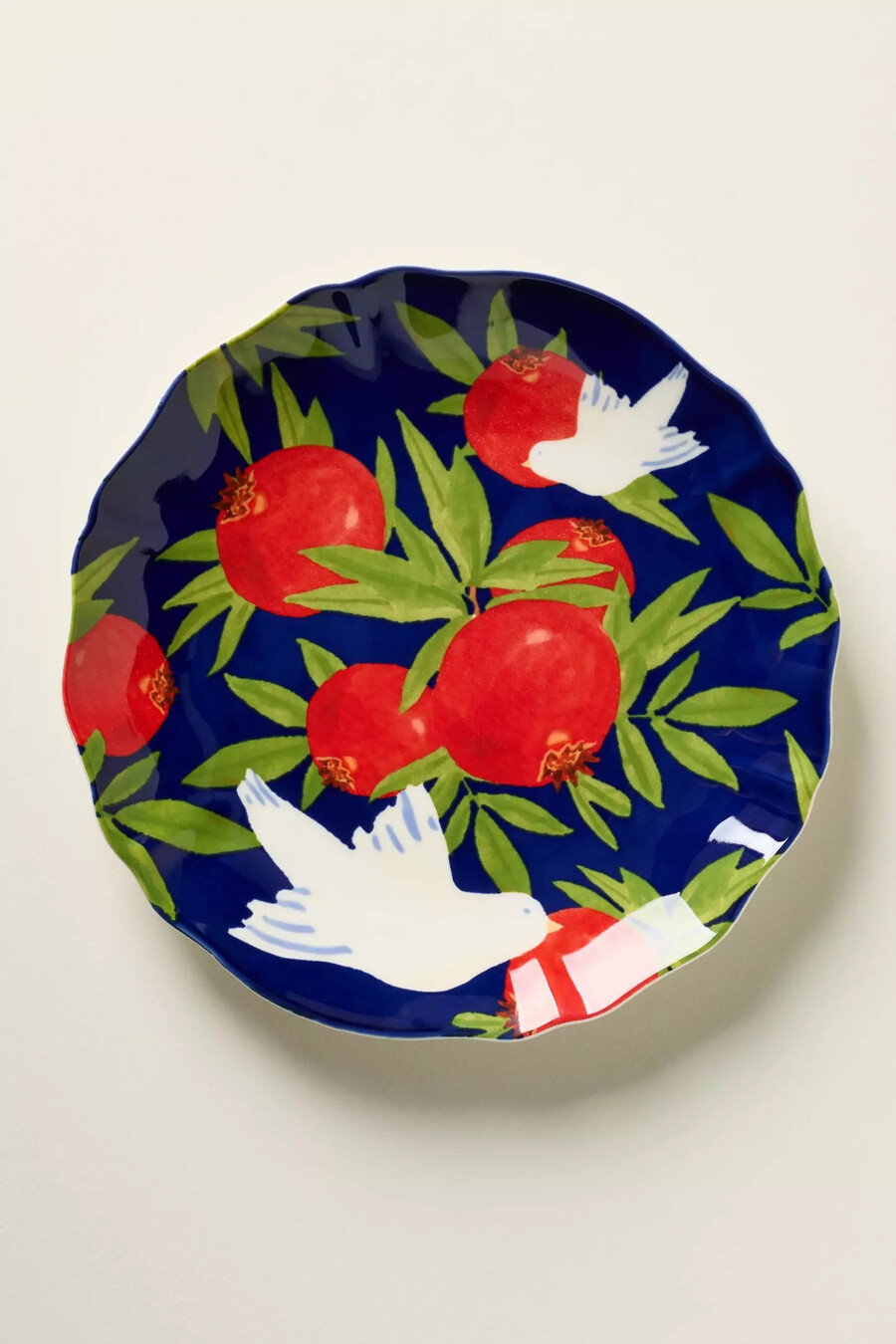 piatto da dessert in gres hanukkah di leah reena goren