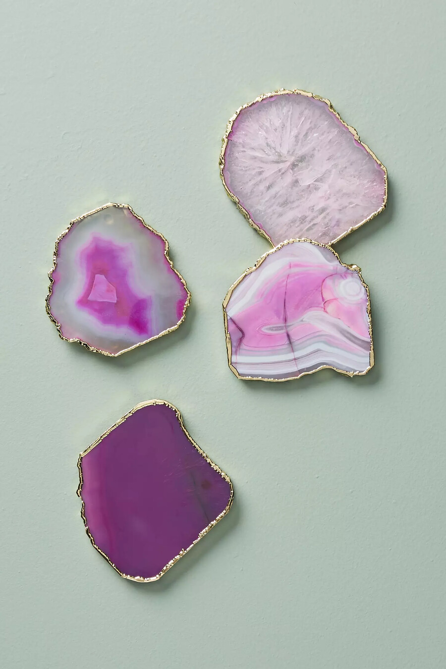sottobicchiere in geode scheggiato