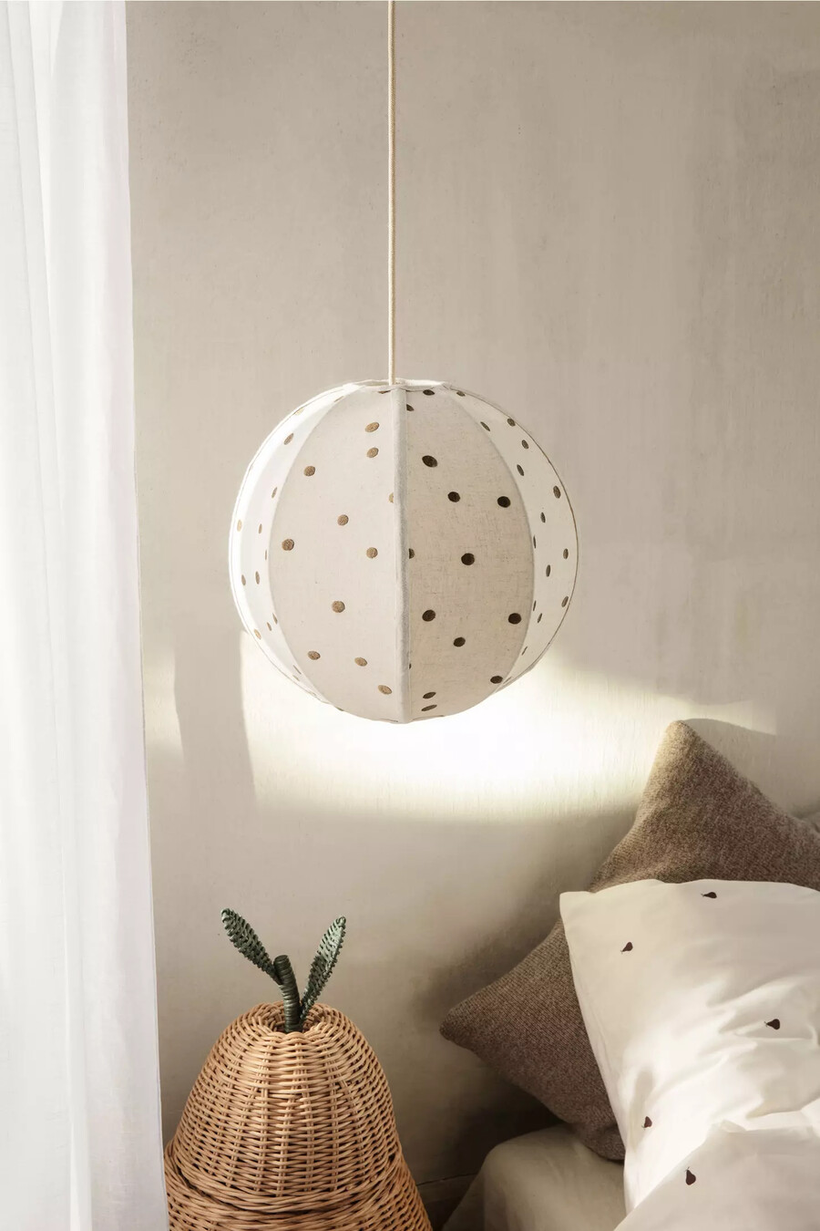paralume in tessuto ferm living dots