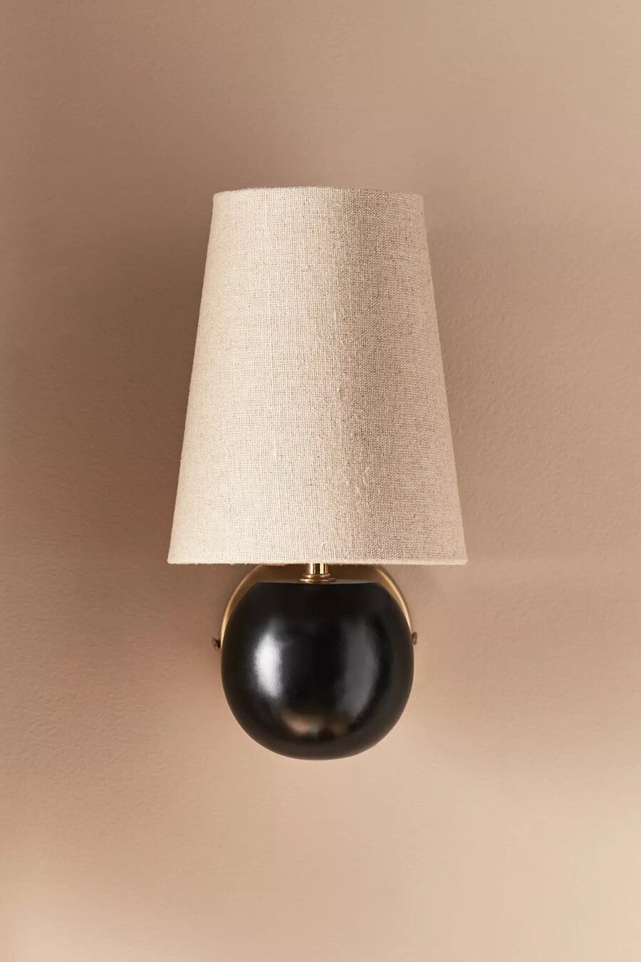 applique da parete regina cotton shade mango wood