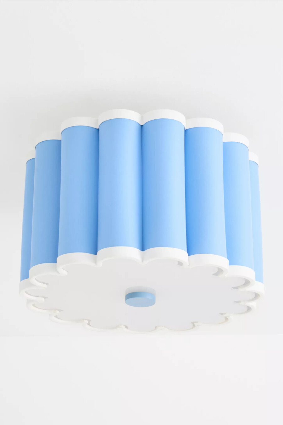 lampada da soffitto a filo in tessuto smerlato maeve