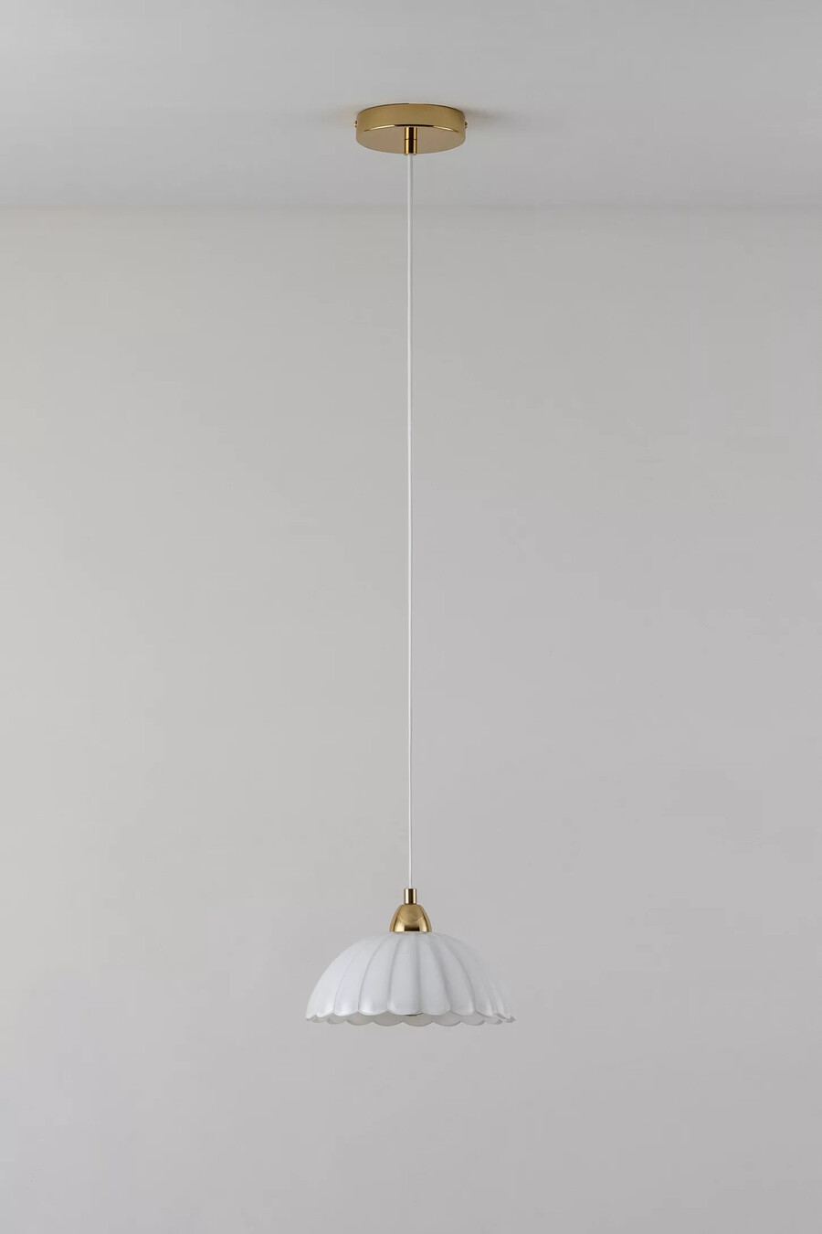 lampada da soffitto a sospensione in vetro a forma di fiore di houseof