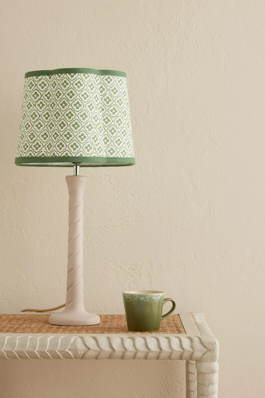paralume per lampada birdie fortescue scalloped finestra