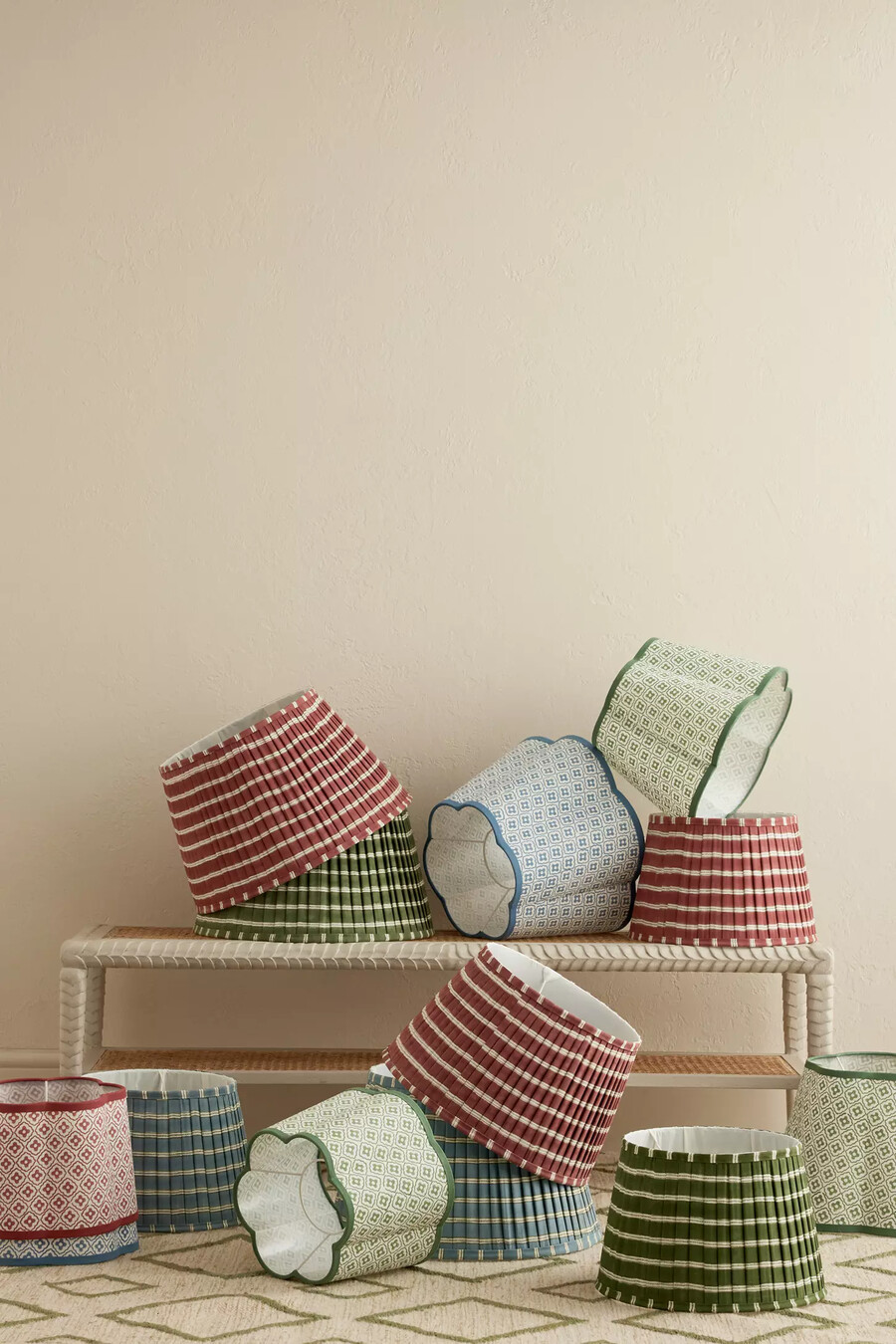 paralume per lampada birdie fortescue scalloped finestra