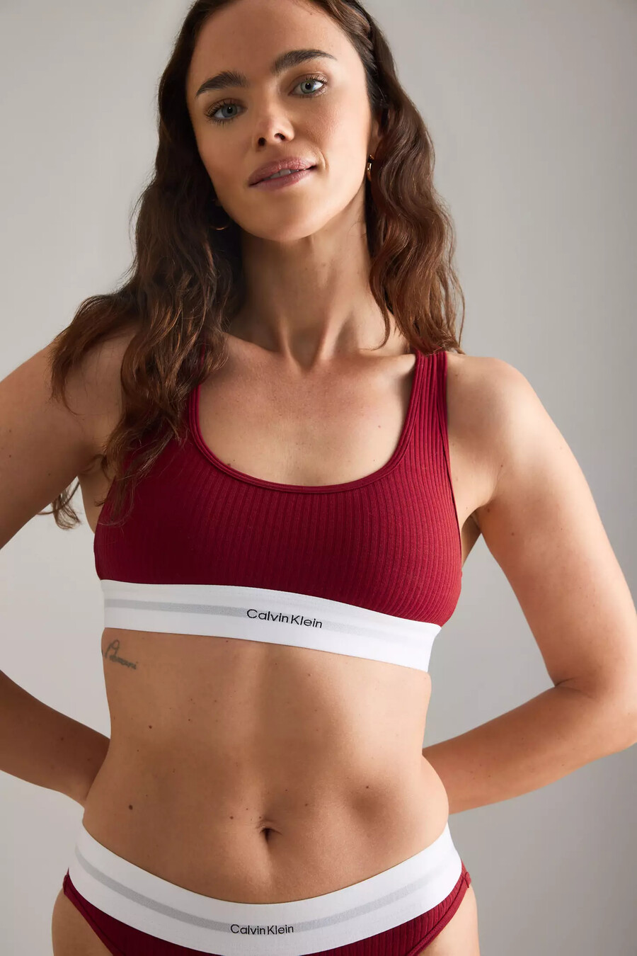 calvin klein bralette leggermente foderato