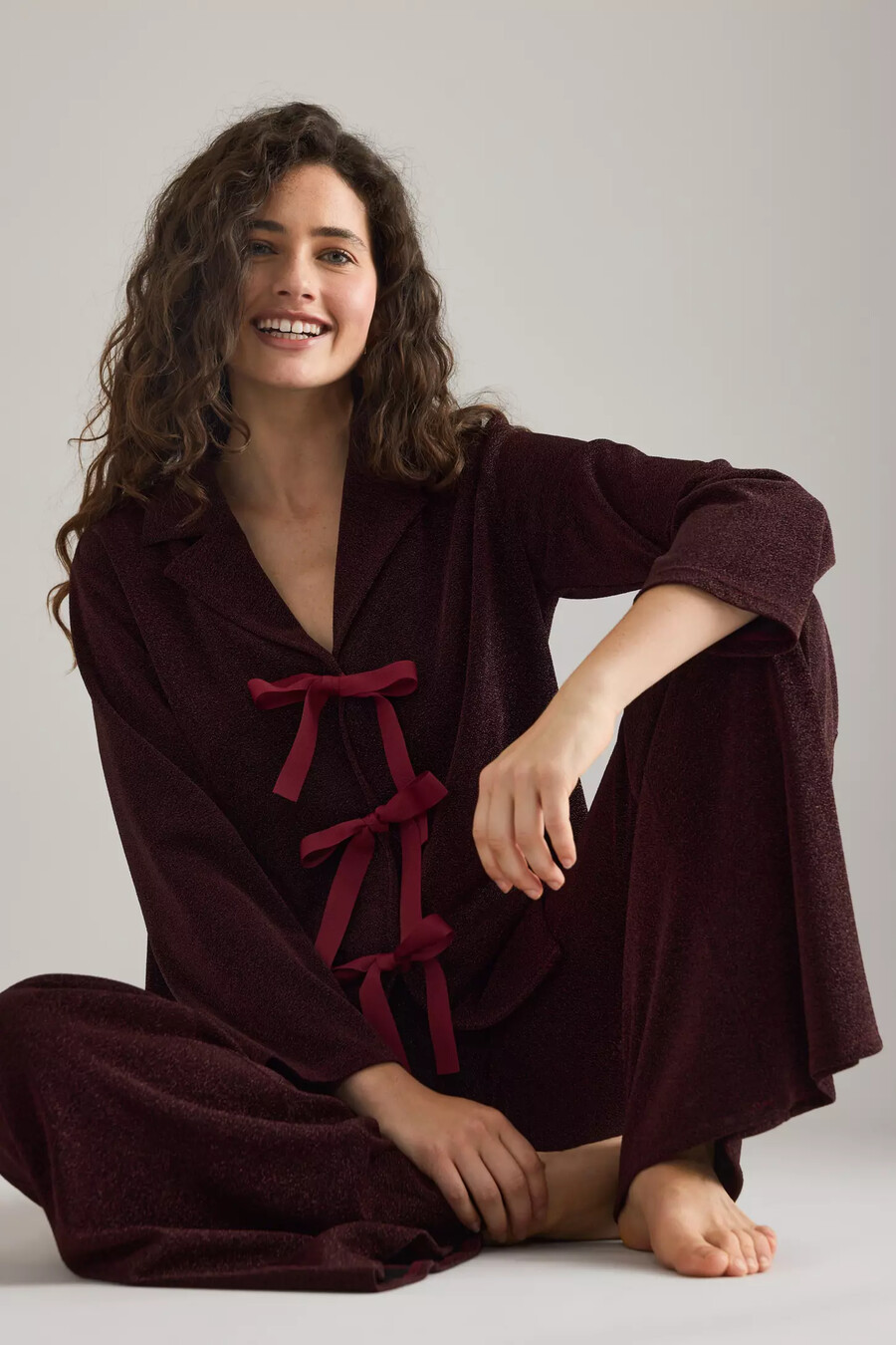 tuta sleeper stardust lurex lounge