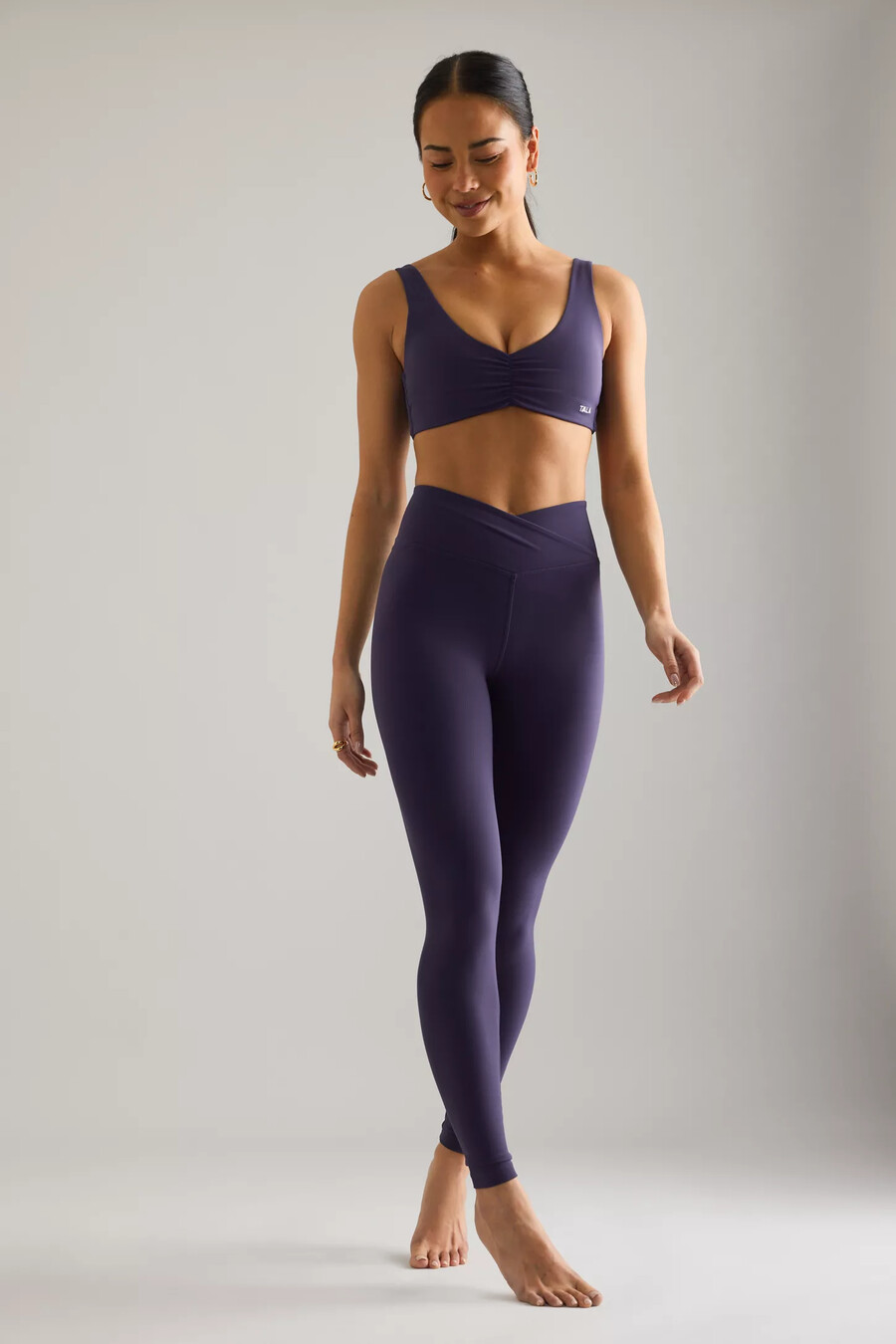 reggiseno sportivo tala dayflex con ruche sul davanti