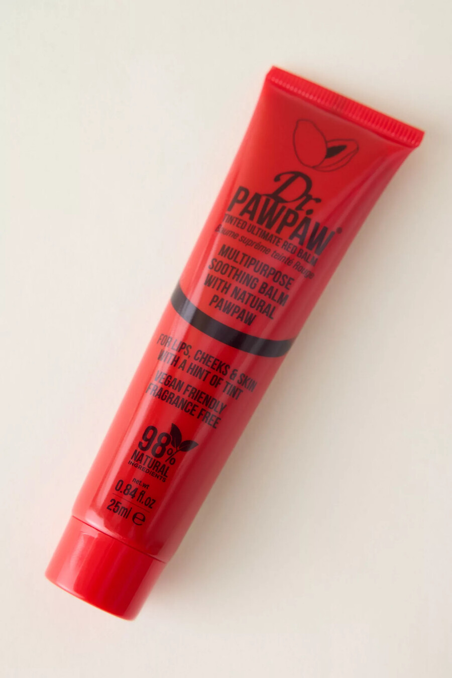 balsamo labbra rosso intenso dr. paw paw
