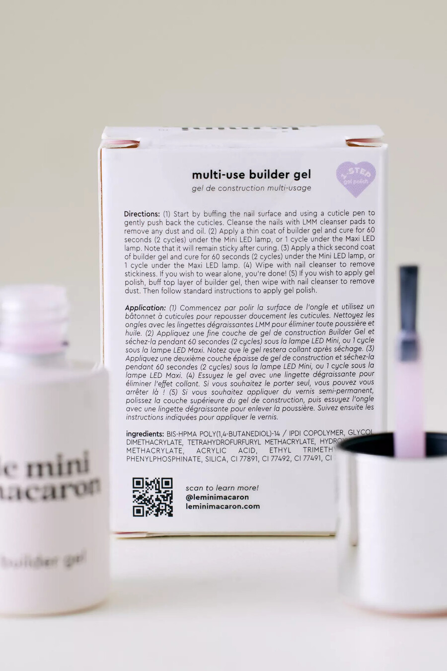 le mini macaron 5-in-1 builder gel meringa