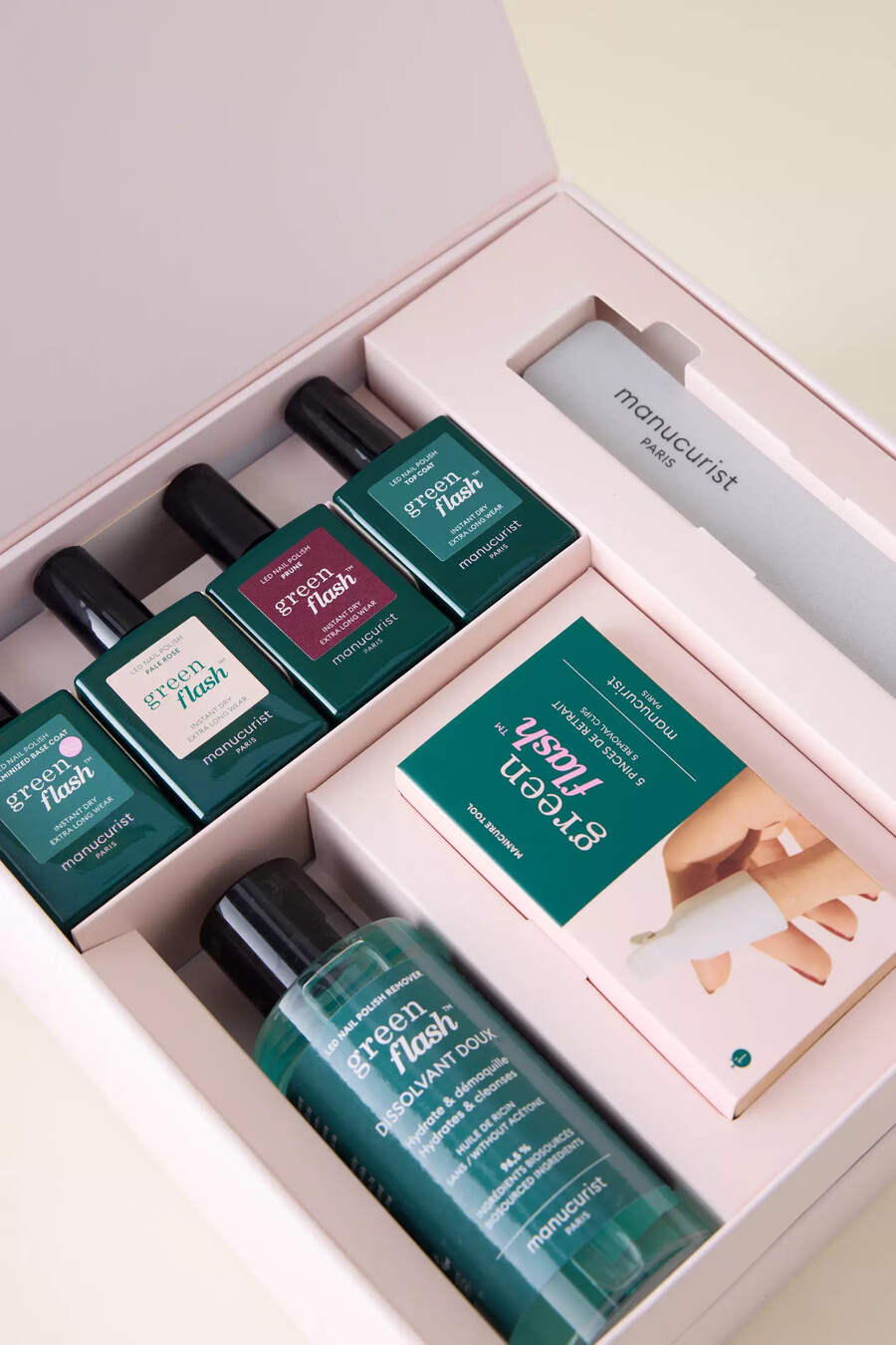 set regalo manucurist green flash