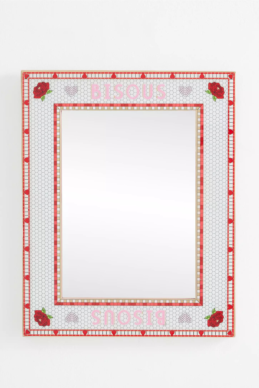 specchio da parete the bistro tile portrait gallery