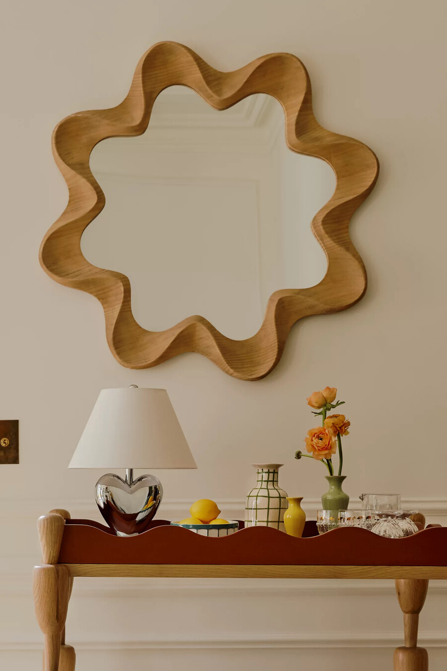 specchio da parete smerlato emerson wood