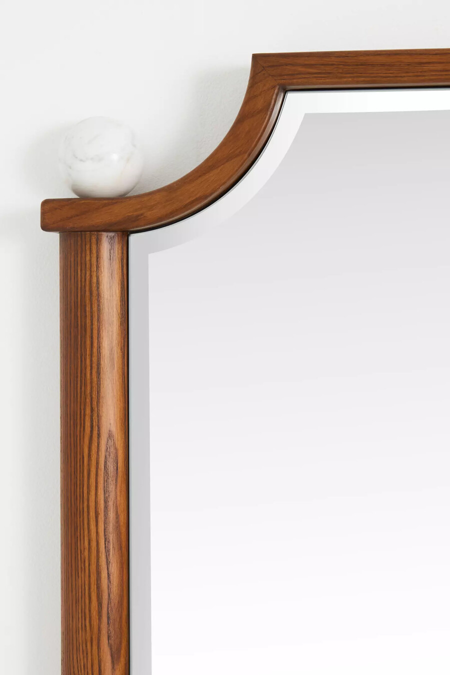specchio in legno e pietra perry