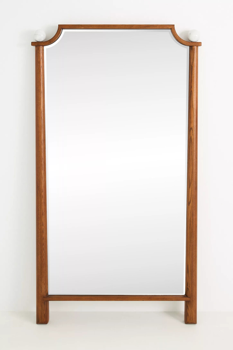specchio in legno e pietra perry
