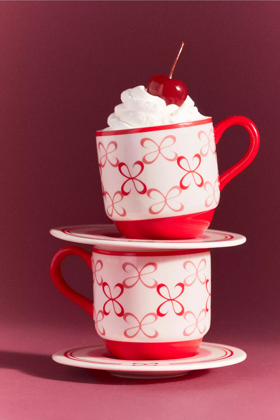 tazza da caffè espresso e piattino in gres maeve