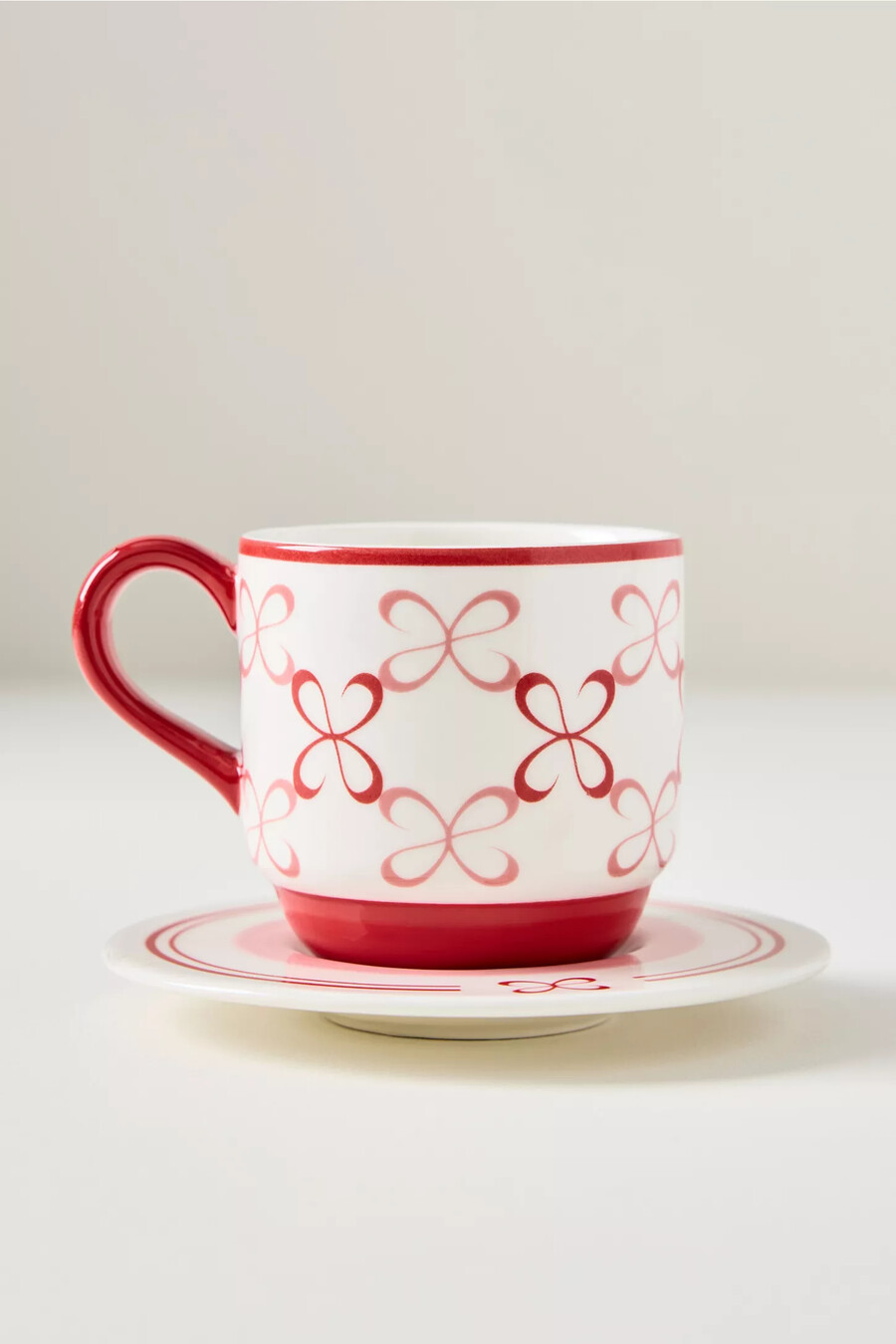tazza da caffè espresso e piattino in gres maeve