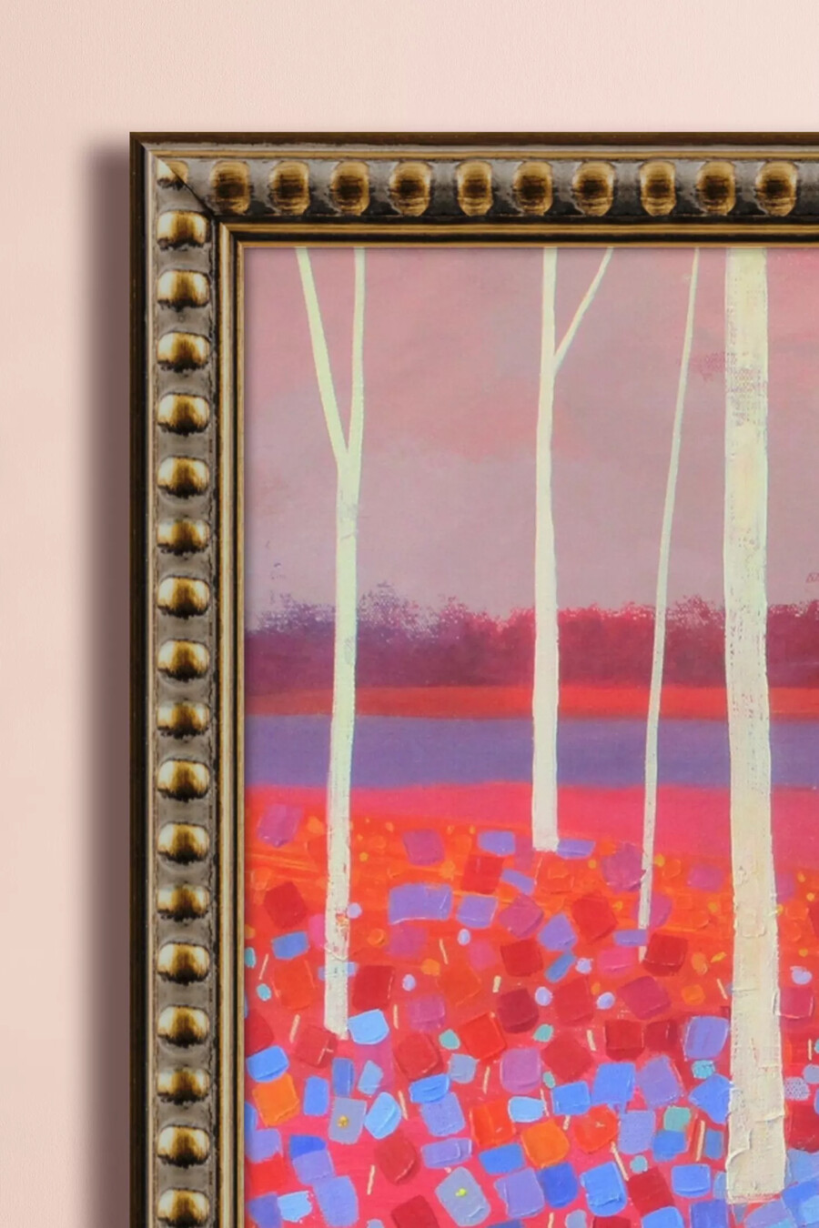 decorazione da parete papaveri al tramonto di giuliana lazzerini