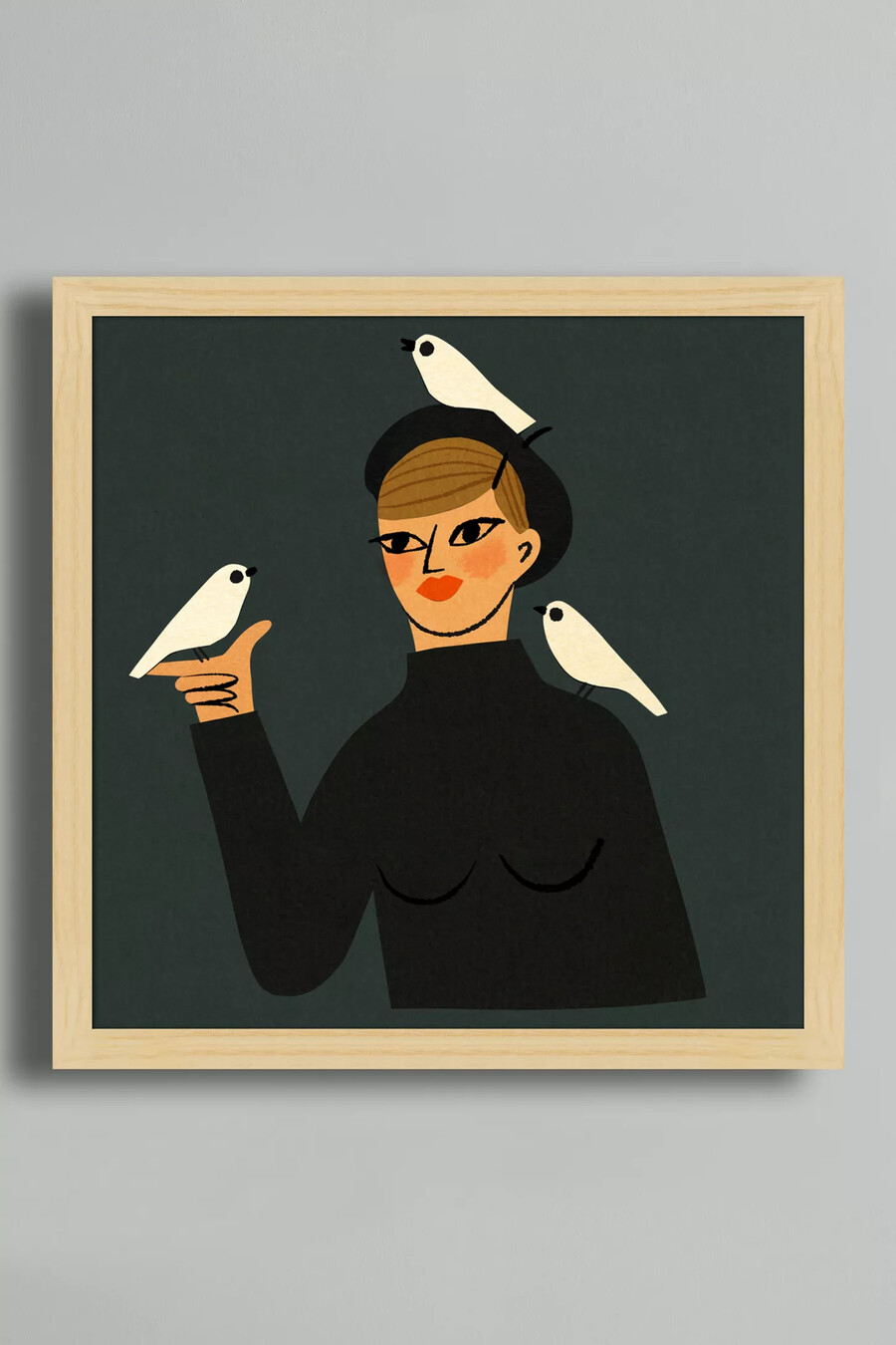 les oiseaux di clare owen wall art