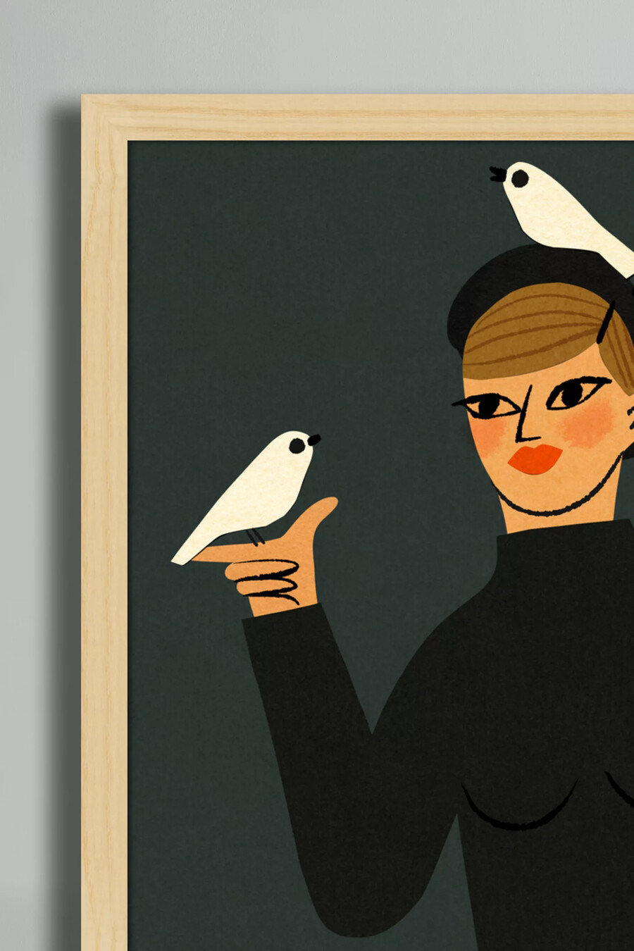 les oiseaux di clare owen wall art