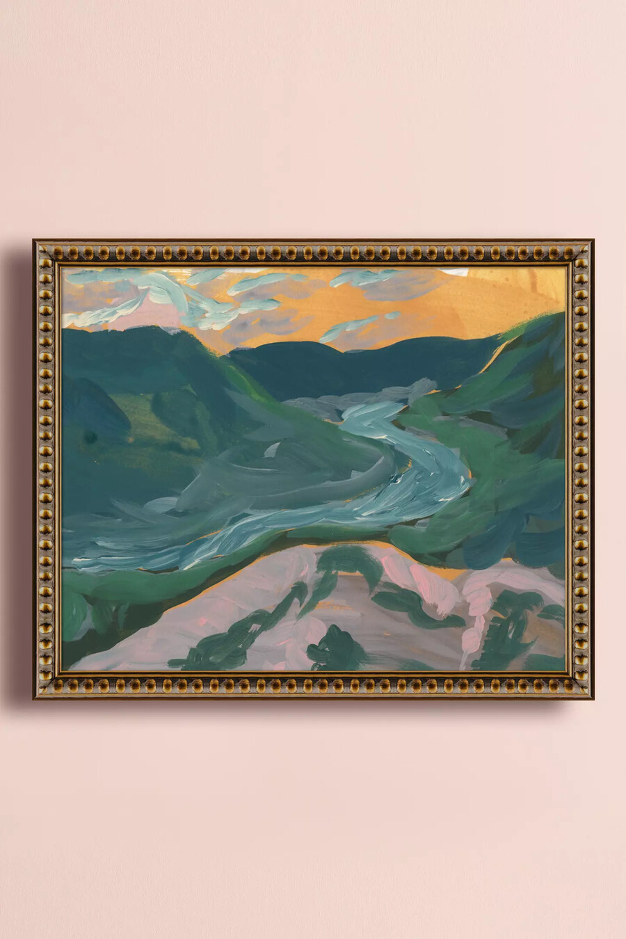 vista sul fiume tennessee di eleanor baker wall art