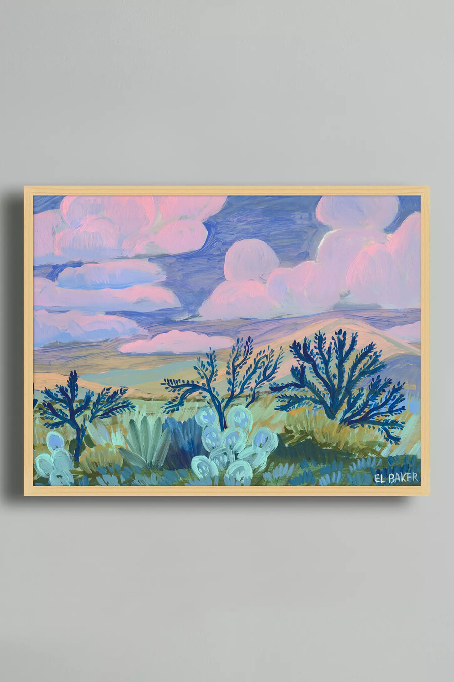 tramonto rosa del texas di eleanor baker wall art