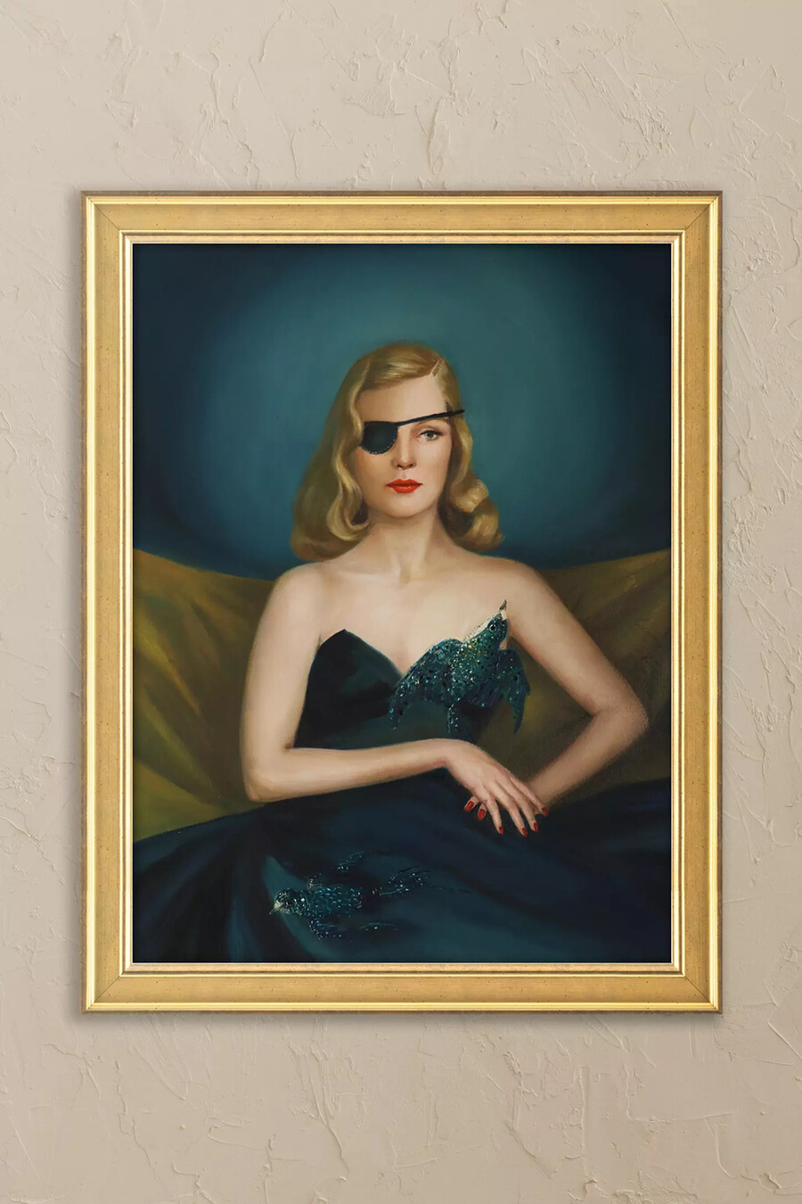 il grande augustine evans di janet hill opera darte incorniciata